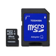 Tarjeta de memoria MicroSD Toshiba 16GB